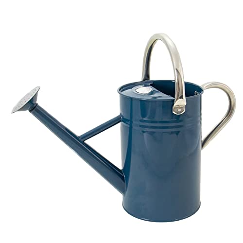 Regadera de acero galvanizado (4,5 litros), Bleu canard