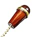 Tool Part for 2pcs Walnut Knob Pendant w 12 inch Copper Pull Chain for Lighting Fans