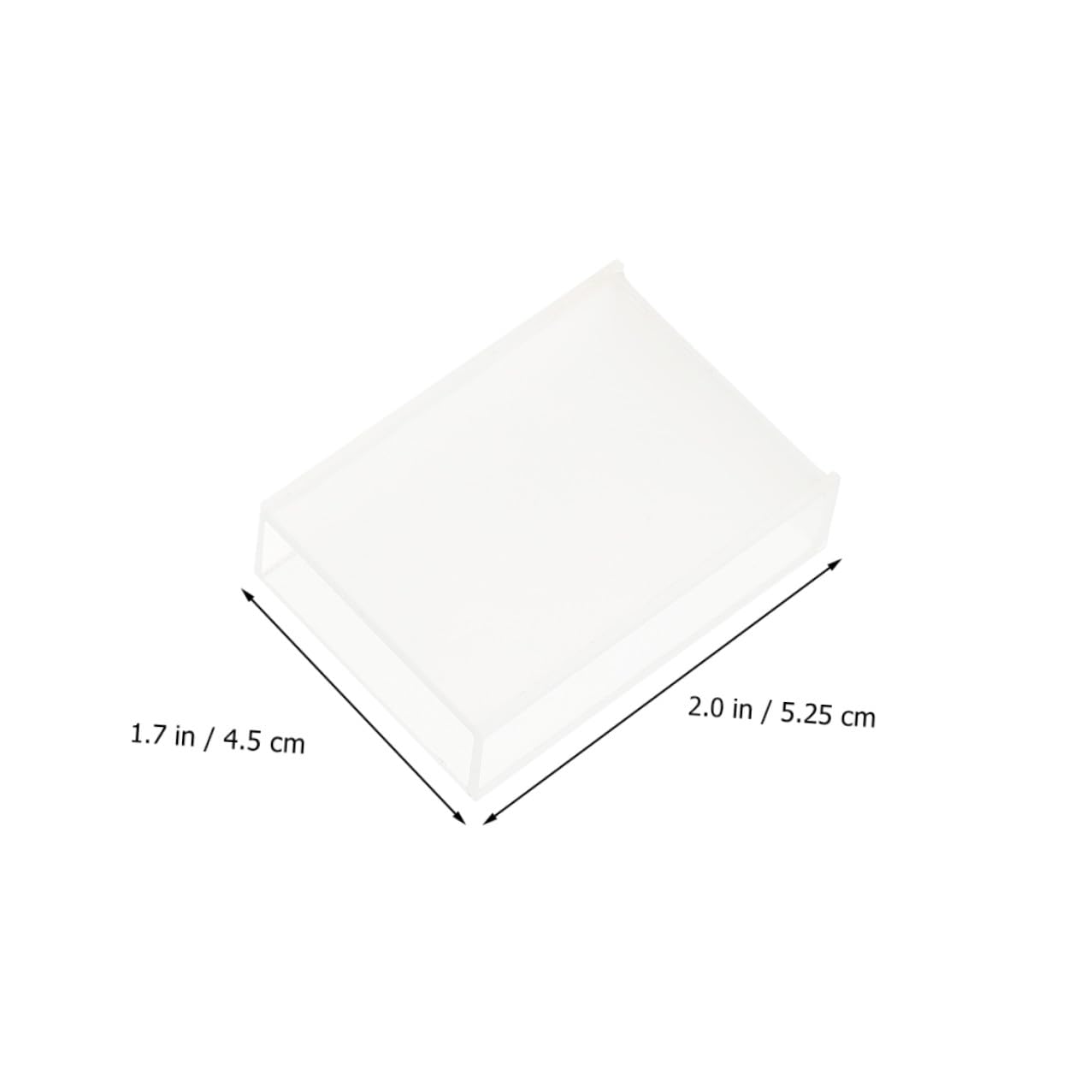 Cuvette Alta Trasparenza per Spettrofotometro in Vetro Percorso Ottico da 50mm e Compatibile la Maggior Parte degli Strumenti di Laboratorio Ottici