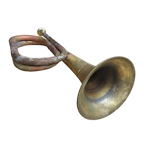 Bugle instrument vent cuivre massif solide de 32cm pour apprentissage musical