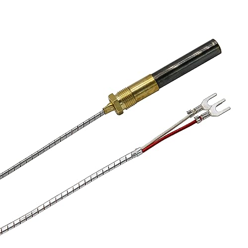 Huarntwo 36\" Thermopile Generators 750 Millivolt Thermopile Q313A for Gas Fireplace,Water Heater,Gas Fryer Cluster Thermocouple