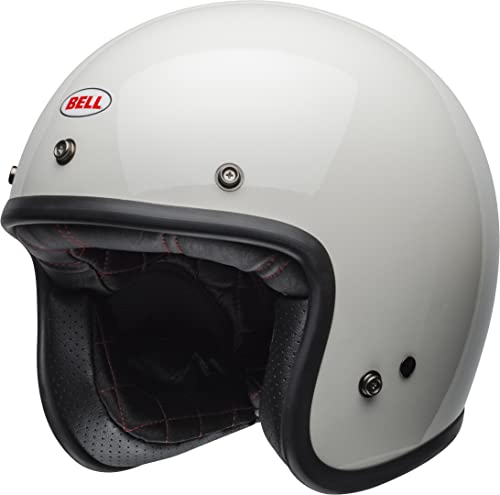 Jet BELL CUSTOM 500 SOLID HELMET VINTAGE WHITE S