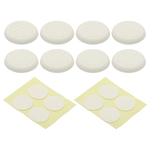 PATIKIL Tampon meuble antidérapant 1.2 po 8 pièces blanc