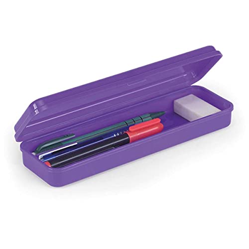 Estojo Plástico Waleu 10080016, Roxo