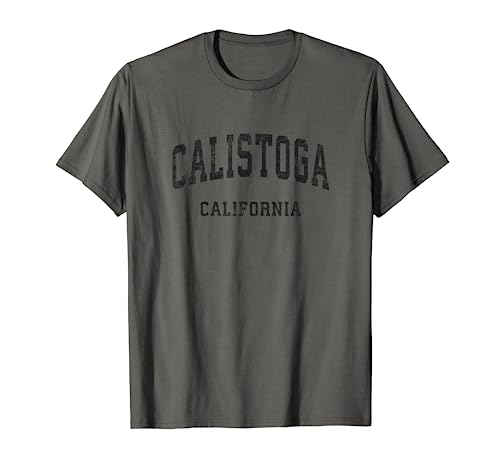 Calistoga CA Vintage Athletic Sports T-Shirt