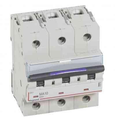 Disjoncteur magnétique seul DX³-M 50kA - 3P 400V~ - 10A - 4,5 modules