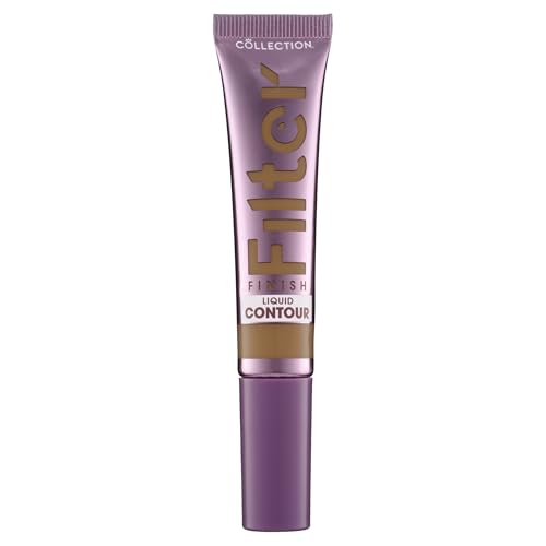 Collection Cosmetics Filter Finish Liquid Contour Wand, Sculpting and Bronzing, Medium, Vegan.