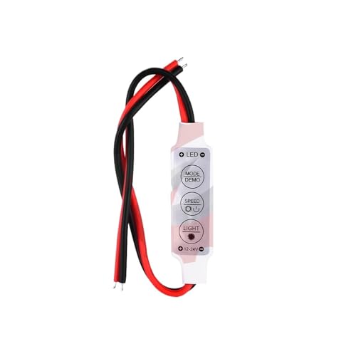 Contrôleur variateur LED 12V DC mini bouton pour ruban LED monochrome