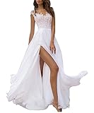 Aderente e sinuoso, questo semplice abito da sposa è casual e sensuale al tempo stesso