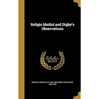 Religio Medici and Digby's Observations