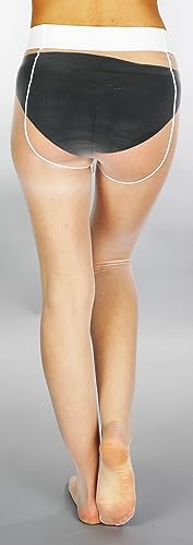 Image of Mona's Choice Second Skin Ultra Sheer to Waist Glossy XL Pantyhose /Mens Pantyhose /Mens Trouser Tights
