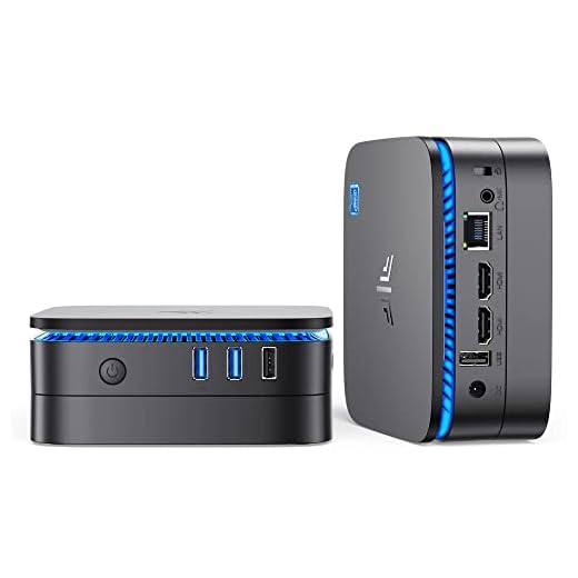NiPoGi AK1 Pro Mini PC 16GB DDR4 512GB ROM, Intel Celeron N5105 Mini Ordenadors de Sobremesa Windows 11,Mini Ordenador con 2xHDMI,4K,Dual WiFi,BT4.2,RJ45-LAN|Business Mini Computadora