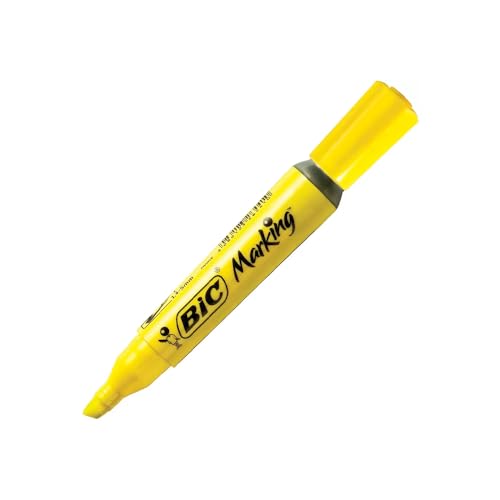 BIC, Marca Texto, Marking, Amarelo Fluorescente, 1 Unidade