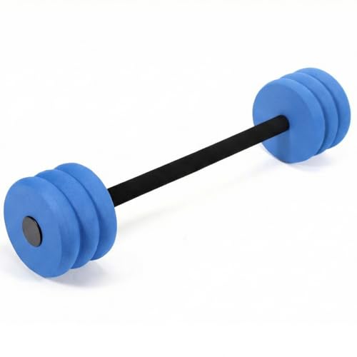 Long Aquatic Exercise Dumbbells Pool Exercise Foam Water Weights Dumbbell Aquatic Pool Barbells with High Density EVA Foam for Swim Water Aerobics Workouts Loss(Navy Blue 25.2 Inch)