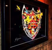 Amazon.co.jp: Gryson アートポスター パロディアート ドンペリ 2.5L