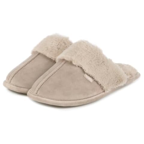 Totes Toasties Ladies Velour Mule Slippers Cover