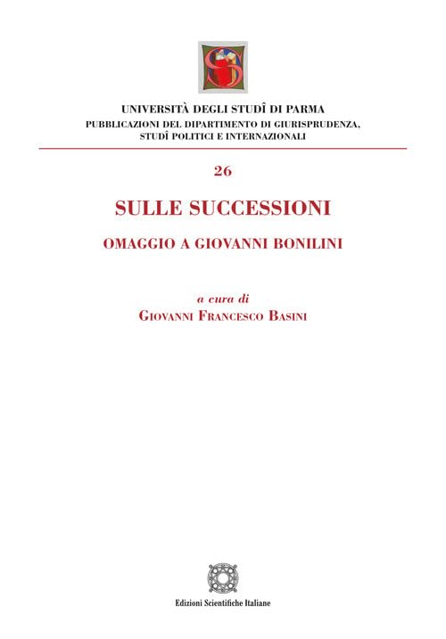 Sulle successioni omaggio a giovanni bonilini