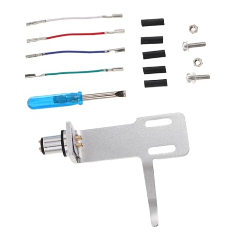 Gadpiparty Accesorios para Tocadiscos Portacápsulas con Cables De Oxigenado Repuesto para Aguja De Tocadiscos Compatible con Varios Modelos para Reparación y Mantenimiento De Equipos De Músic