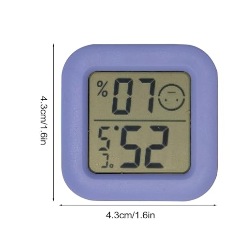 Indoor Temperature and Humidity Monitor - 0.5 C Accurate Digital Temp and Humidity Monitor | LCD Display | Baby Room Temperature Meter | Indoor Real Time Temperature and Humidity Gauge for Nursery Roo