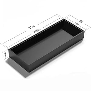 Toilet Tank Tray for Modern Black Bathroom Decor Set of 2 Toilet Tank Topper Paper Storage Decorative Organizer Box Wood Vanity Tray for Counter Decor Dresser Tops 15" x 6" x 2" (Black) Toilet Tank Tray for Modern Black Bathroom Decor Set of 2 Toilet Tank Topper Paper Storage Decorative Organizer Box Wood Vanity Tray for Counter Decor Dresser Tops 15 x 6 x 2 Black