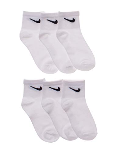Nike Young Athletes Kids Ankle Cut Socks (6 Pairs/Pack),10C-3Y Shoe/ 5-7 Sock