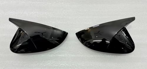 Image of ABS Quality Virtus Batman Side Mirror Cover for VW Black Virtus Mirror Cap 2 PC Side Mirror Covers for Car Protection