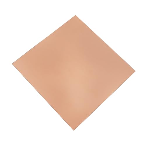 Placa de Cobre, JANDH Lámina de Cobre Puro, Placa de Cobre de 150 mm x 150 mm x 0,8 mm, Cobre Placa, Buena Conductividad, adecuada para la Industria Eléctrica