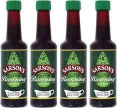 Sarson's Gravy Browning 150ml(Pack of 4) | Rich & Dark | Perfact For Soup,Gravy & Meat | Authentic Flavor Enhancer | Ideal for roast dinners, stews, casseroles