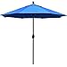 EliteShade Sunbrella 9Ft Market Umbrella Patio Outdoor Table Umbrella with Ventilation and 5 Years Non-Fading Top,Blue