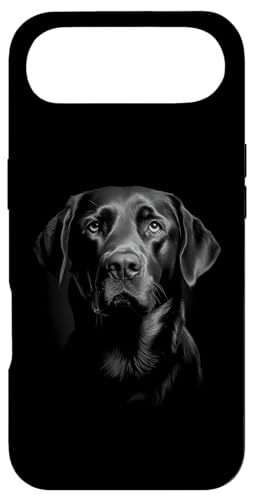 Cute Black Labrador Retriever Puppy Dog Face Lab X}zP[X iPhone Air p