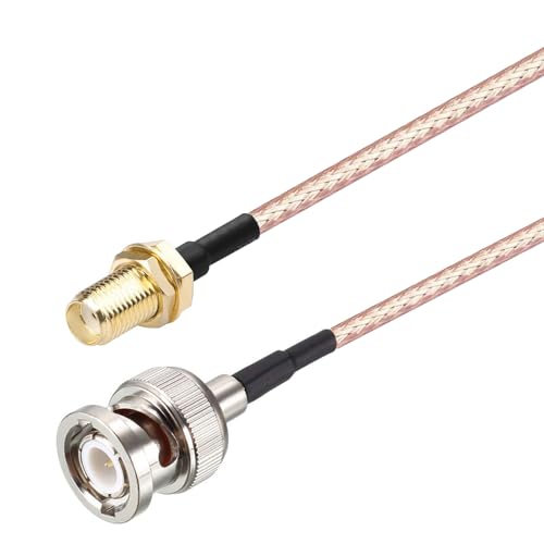 Cable coaxial SMA hembra a BNC macho RG316 2pcs 1m miniatura 1
