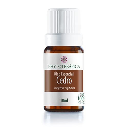 PHYTOTERAPICA- Óleo Essencial Cedro - Para Difusor, Massagem e Aromaterapia - Proporciona equilíbrio
