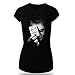 Produktbild Mazda T-Shirt Joker 1 Clipart Women CAR Auto Tee TOP Black Long Sleeves Short Sleeves (M, Black - Short)