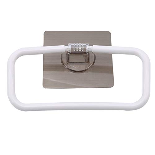 Toallero de baño sin perforaciones con ventosa potente y estante duradero