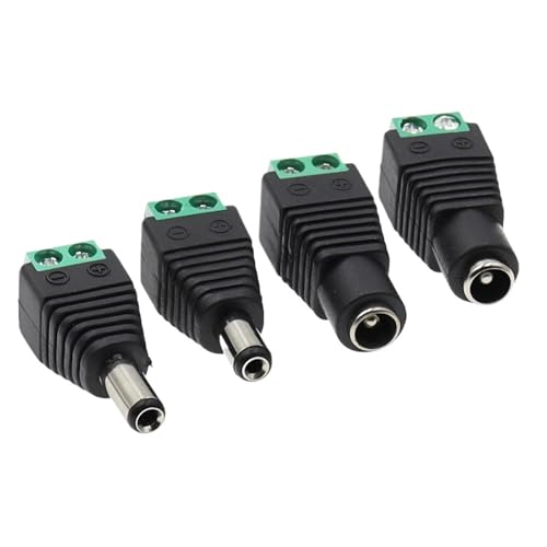 Conector CC de 12V hembra para reparar fuentes de alimentación con puerto de 5,5x2,5mm