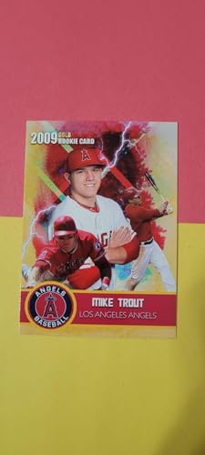 Mike Trout Gold Rookie Card RC 2009 Los Angeles Angels