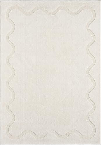 Tapete beige Abani 8' x 10' para sala y dormitorio miniatura 3