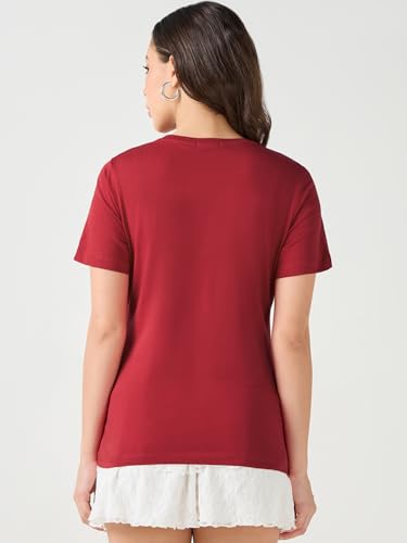 Image of Bewakoof Women's Slim Fit T-Shirt