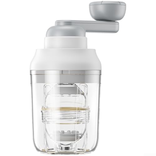 Upluxmira Cocinar huevos y condimentos para lavavajillas con batidor compacto batidor y batidora de mano segura para la cocina, color verde (blanco)