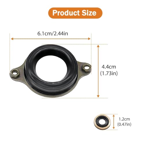 Image of Valve Cover Gasket with Spark Plug Tube Seals Fit for Honda Acura Vehicle Accord Crosstour Odyssey Passport Pilot Ridgeline MDX RDX RLX TLX 2013-2021 3.0L 3.5L V6 J35Y5 J35Y6 Replace 0362072 0362054