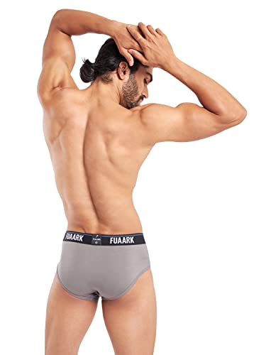Image of FUAARK Men's Underwear Micro Modal Brief with Stretchy Fabric, Anti-Bacterial and Anti-Roll Waistband