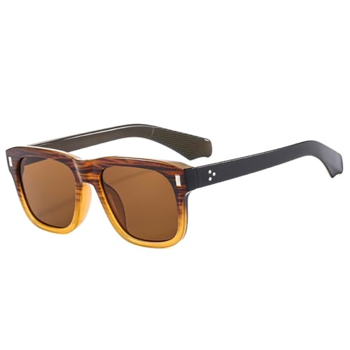 Lunettes de soleil carrées vintage pour femmes et hommes mode punk