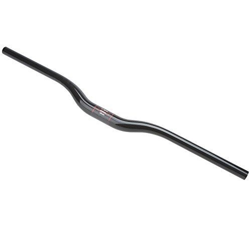 Bestlymood Manillar de Bicicleta de Fibra de Carbono Bicicleta de Montana MTB 31,8 * 660 mm (Tubo de Subida)