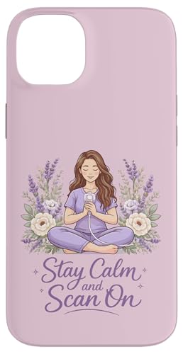 �����g�����Z�t Cottagecore ]�����g�Z�p Stay Calm Scan On �X�}�z�P�[�X iPhone 14 Plus �p