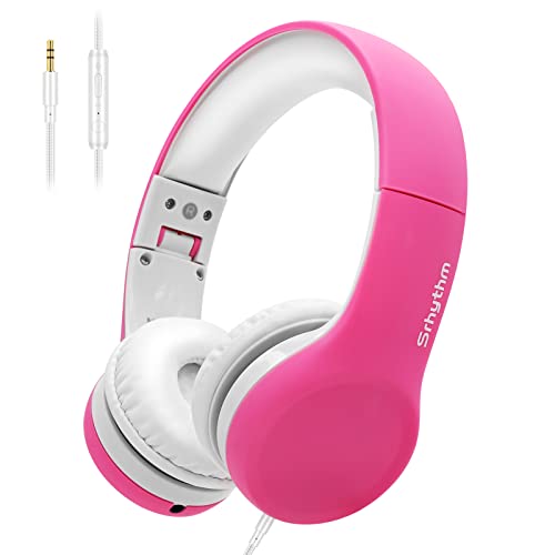 Srhythm NC10 Mini Auriculares Infantiles con Micrófonos en Línea, Auriculares de Botón para Niños Pequeños Cover