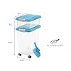 IRIS-USA-3-Piece-Airtight-Pet-Food-Storage-Container-Combo-with-Scoop-and-Treat-Box-for-Pet-Dog-Cat-and-Bird-Food-Blue-Moon 3-Piece Pet Food Container Combo