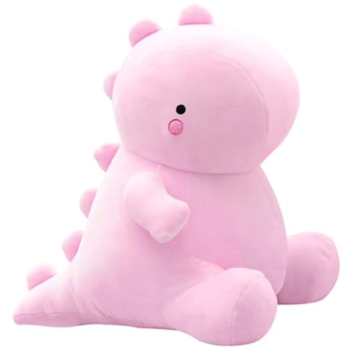 Image of Ultra-Soft 30cm Pink Dinosaur Plush Toy - Cute & Cuddly Stuffed Animal