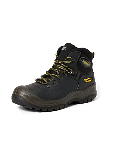  Grisport - Scarponcini antinfortunistici, Uomo, Nero (Schwarz (Schwarz)), 42 EU (8 UK)