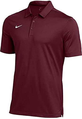 Nike Mens Dri-Fit Polo (Maroon, X-Large)