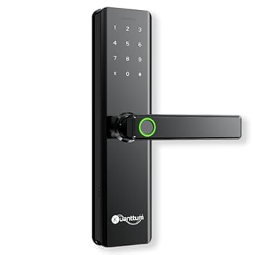 Fechadura Eletronica Digital Biométrica Smart Inteligente Kuanttum Kappa